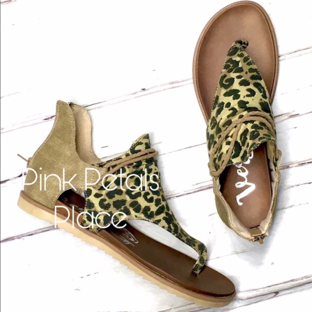 Very G leopard Sparta Sandals